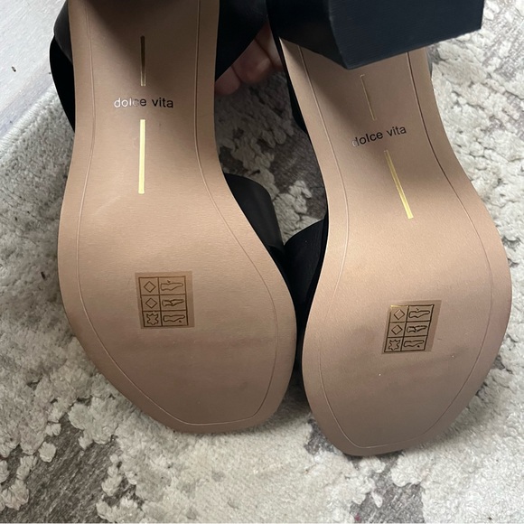 Dolce Vita Black Strappy Heels - Picture 5 of 5